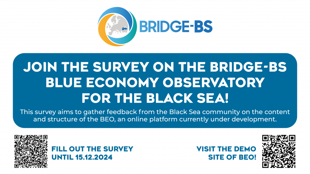 Join the Survey on the BRIDGE-BS Blue Economy Observatory for the Black Sea!