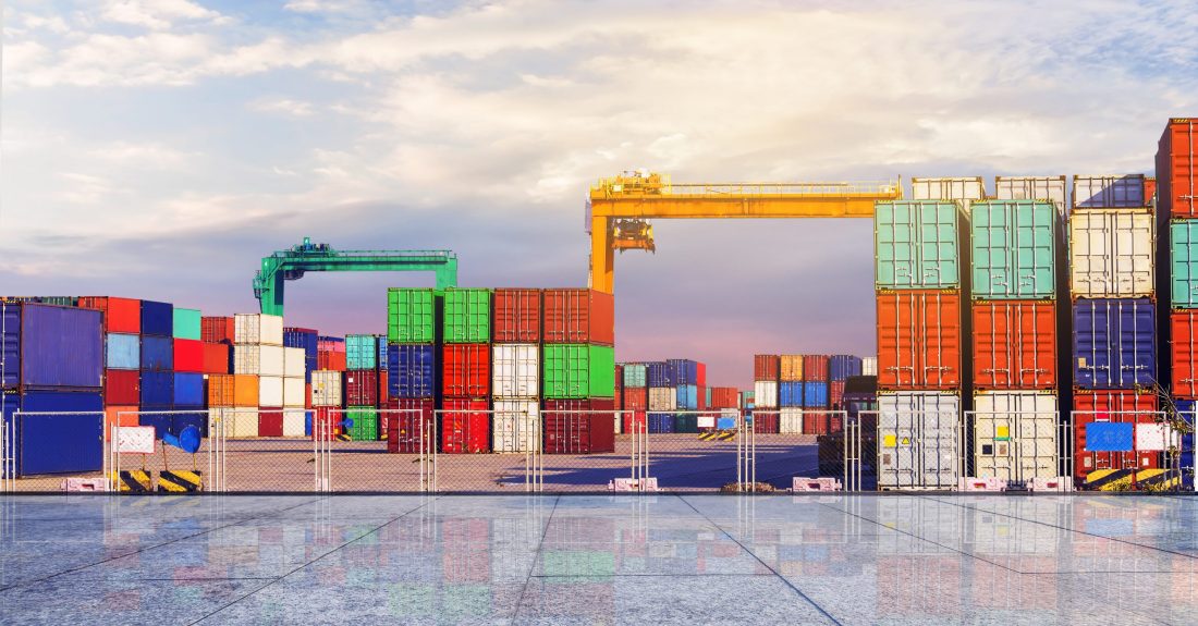 container terminal?Wharf, transport